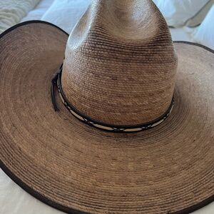 Stylish Brown Wide-Brim Cowboy Hat